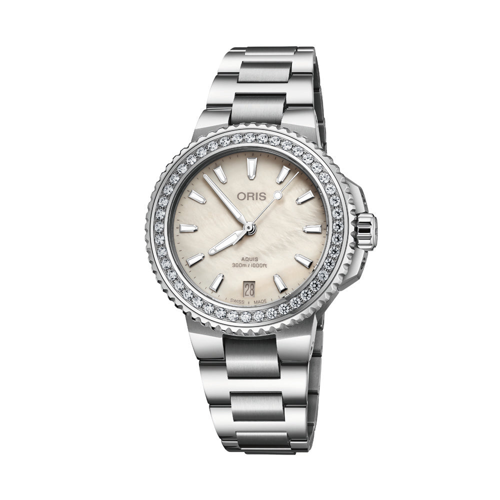 Oris Aquis Date Diamonds 01 733 7792 4956-07 8 19 05P