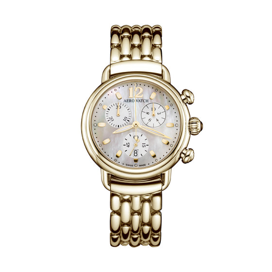 Aerowatch 1942 Chronolady A 81105 JA02 M