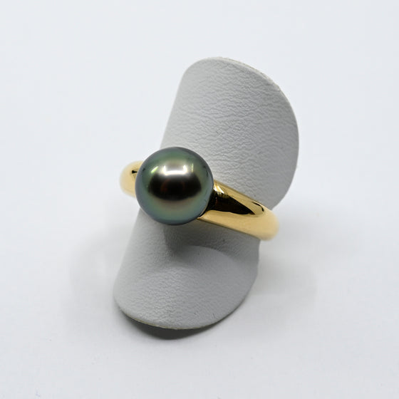 Ring Gelbgold 750 mit Tahiti-Perle